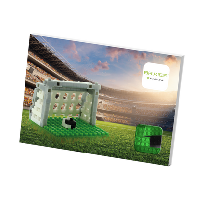 BRIXIES Postkarte Fußball