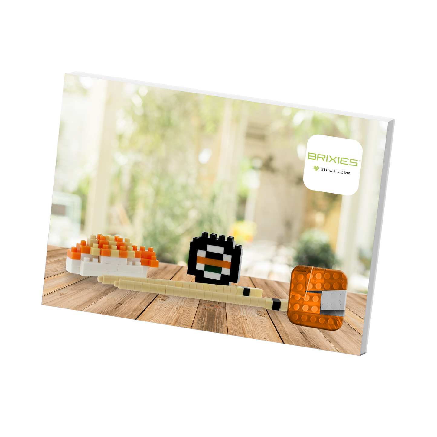 BRIXIES Postcard Sushi