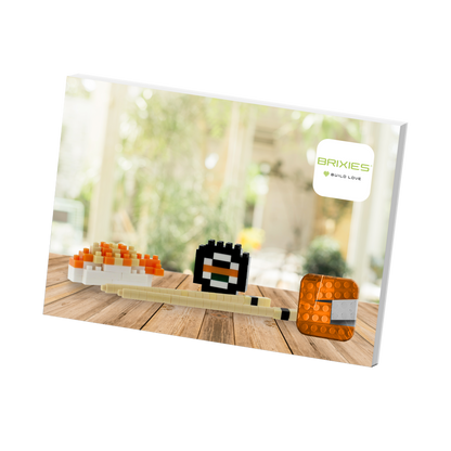 BRIXIES Postcard Sushi