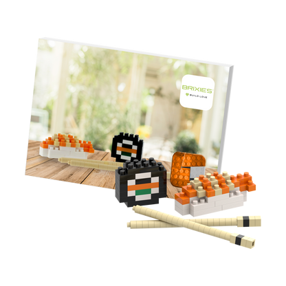 BRIXIES Postcard Sushi