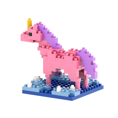 BRIXIES Postcard Unicorn