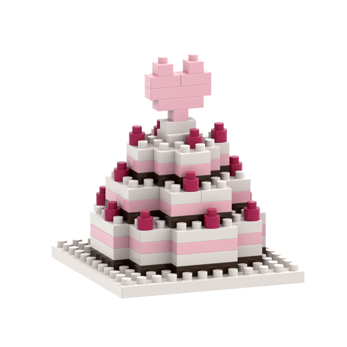 BRIXIES Wedding Cake Postcard