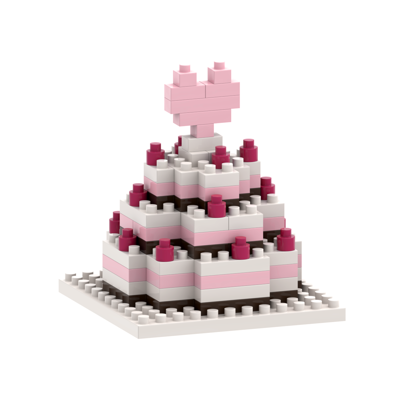 BRIXIES Wedding Cake Postcard