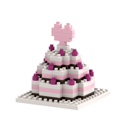 BRIXIES Wedding Cake Postcard