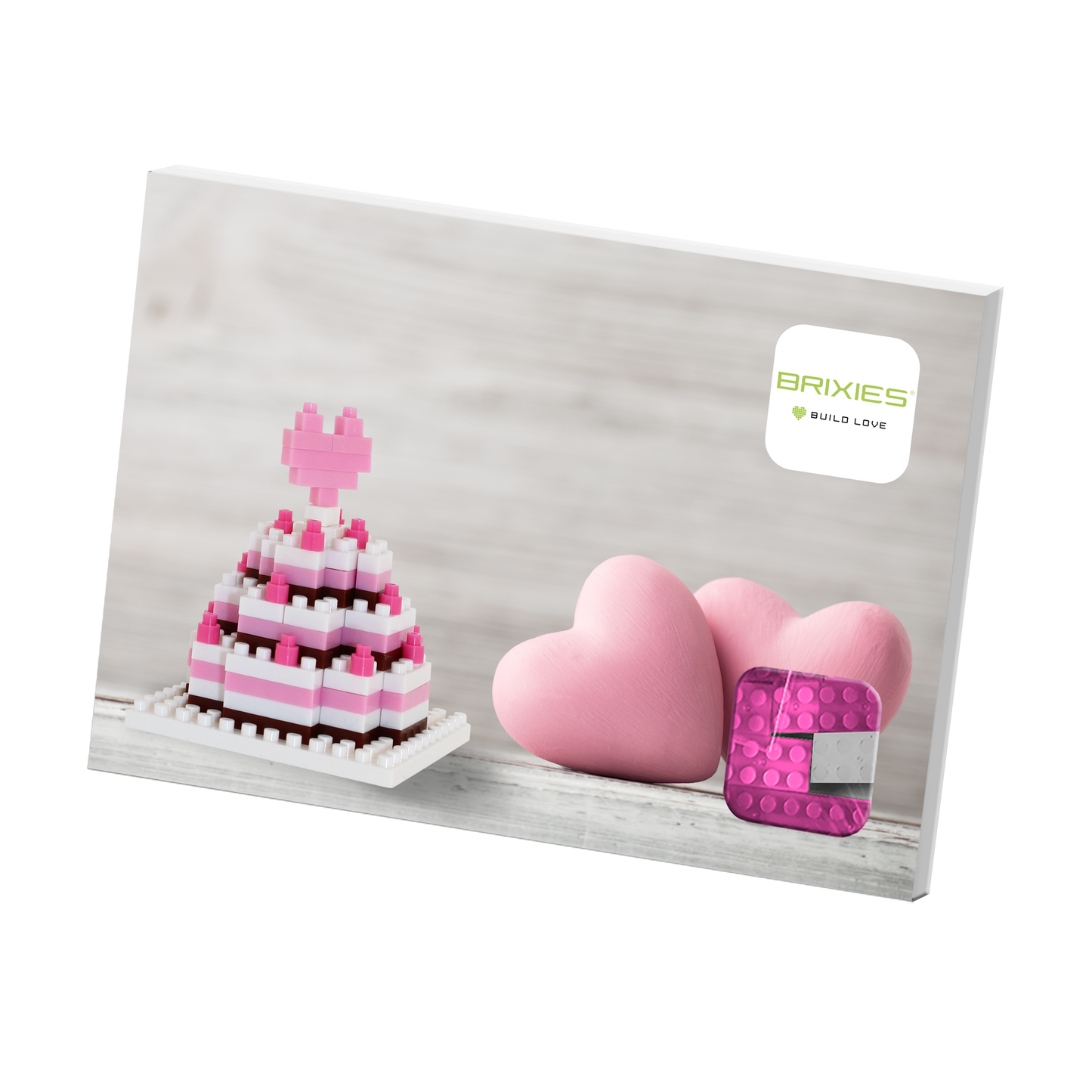 BRIXIES Wedding Cake Postcard