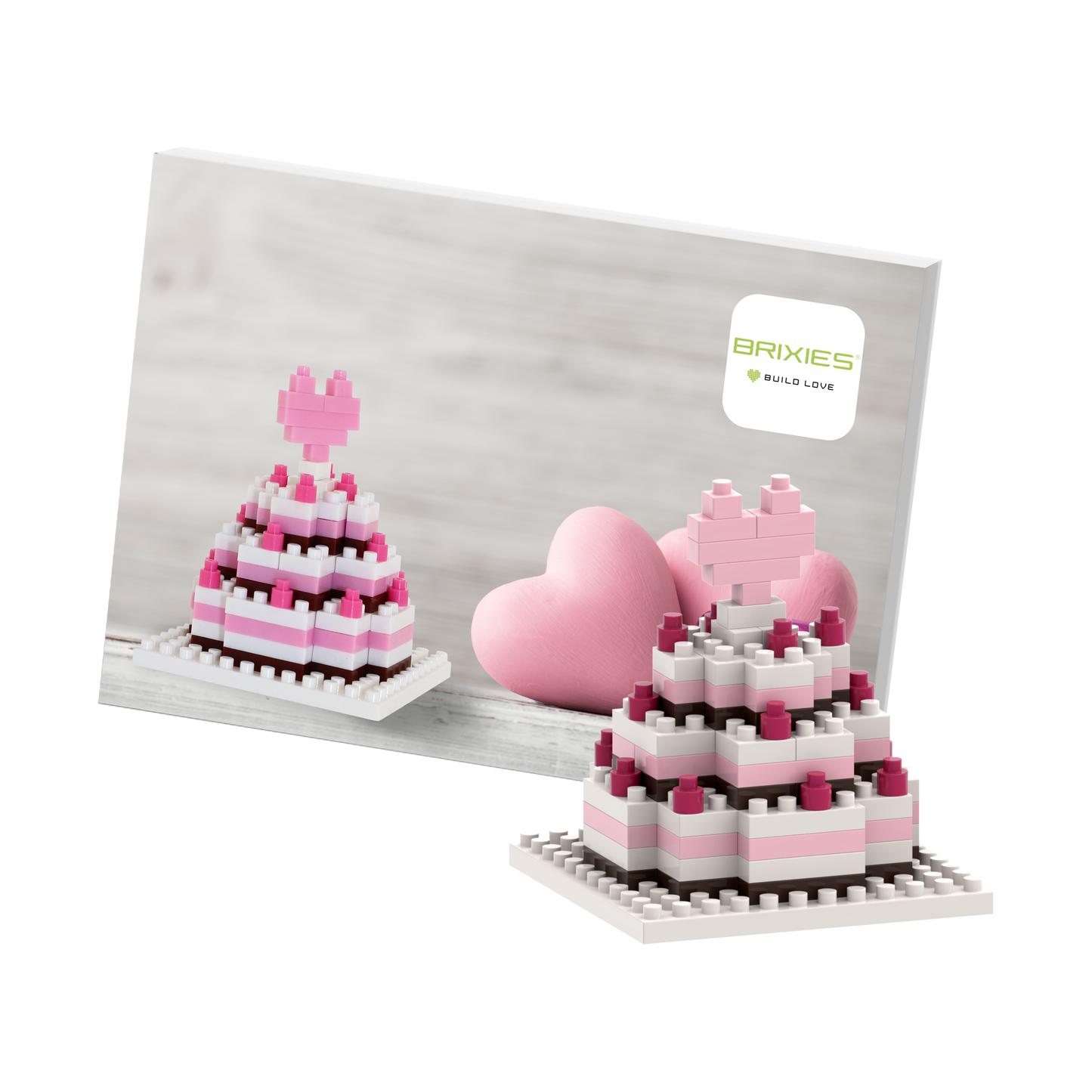 BRIXIES Wedding Cake Postcard