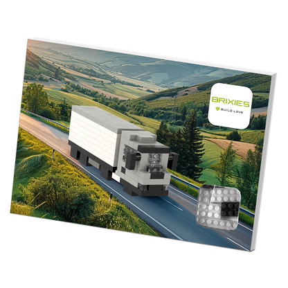 BRIXIES Lorry Postcard