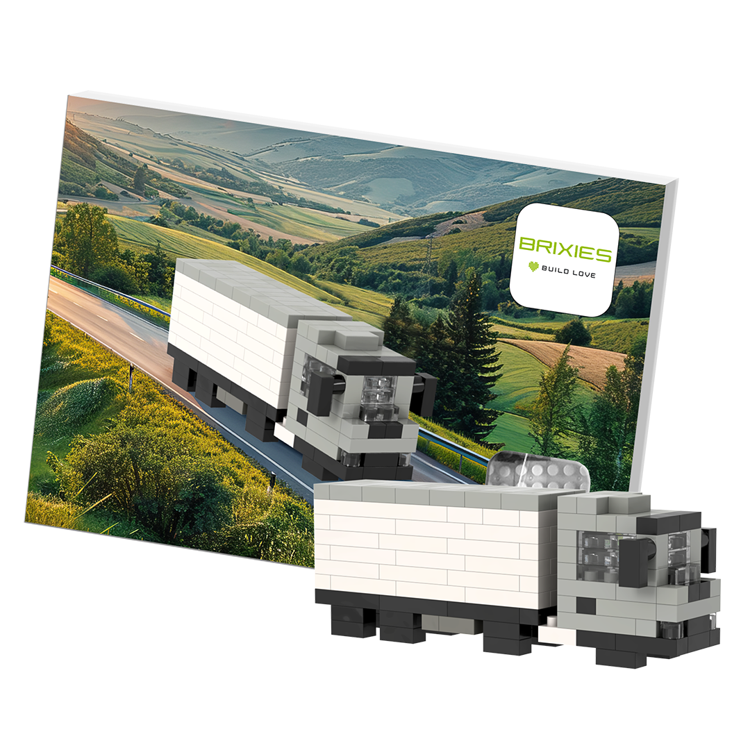 BRIXIES Lorry Postcard