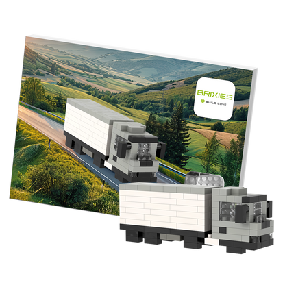 BRIXIES Lorry Postcard