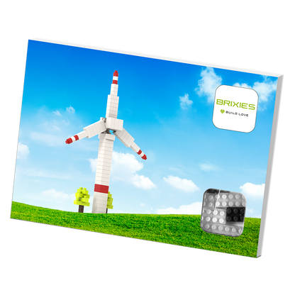 BRIXIES Postcard Windmill