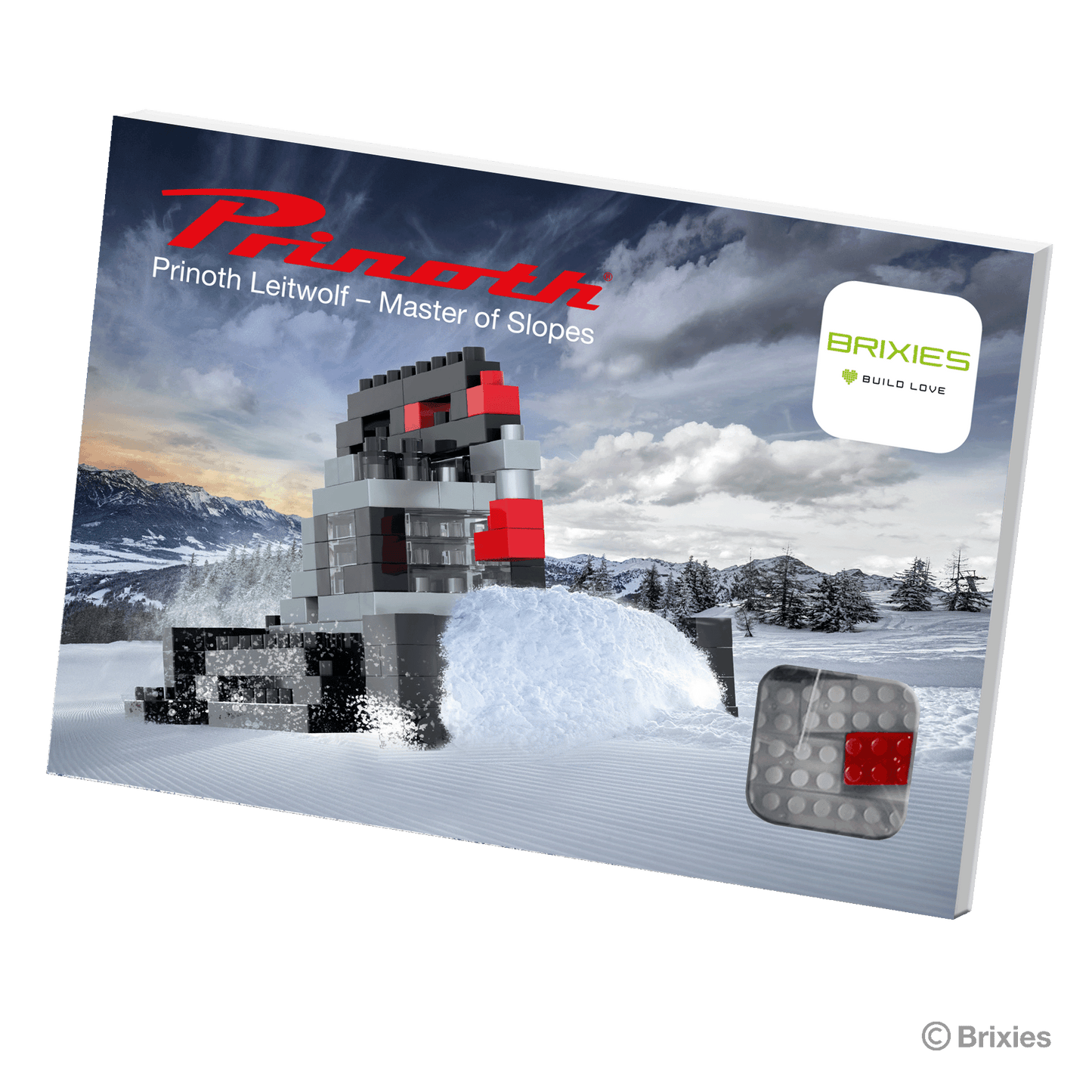 BRIXIES Postcard Prinoth Leitwolf Snow Groomer