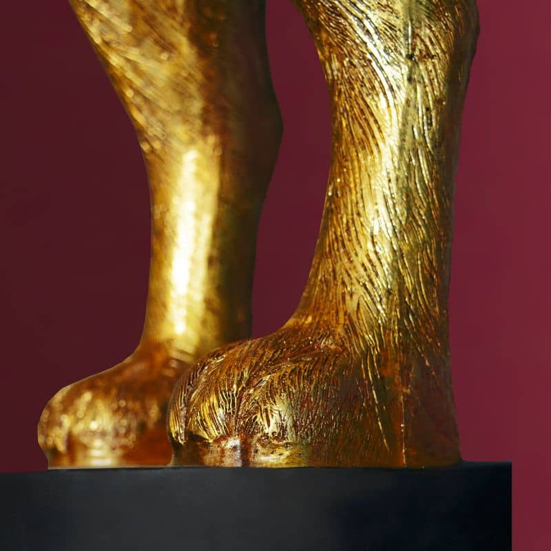 Hiding Rabbit® vloerlamp, goud/zwart, hoogte 115 cm