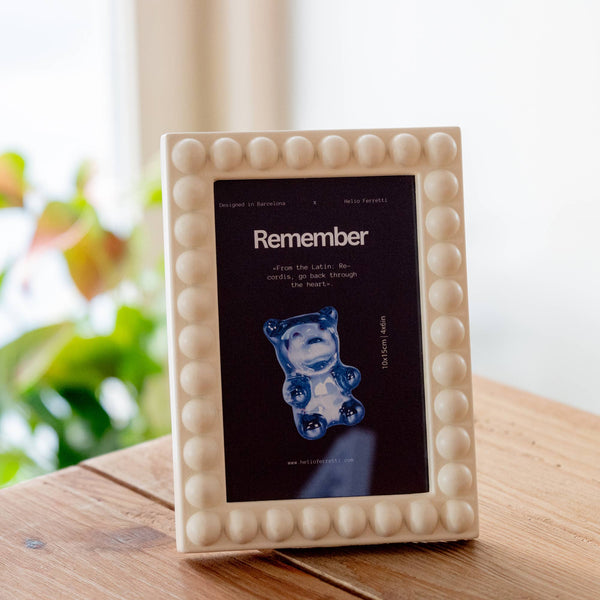 Cadre Photo Mémoire Beige Helio Ferretti Vue 1