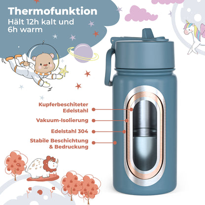 Thermo Kids Stainless Steel Drinking Bottle - Firefighter