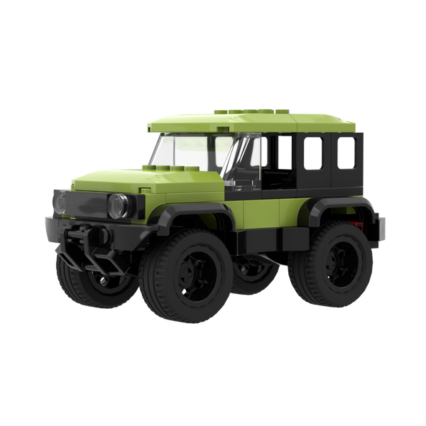 BRIXIES Plus Mini Geländewagen grün / Mini Off Roader Green