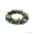 BRIXIES Plus Weihnachtskranz Adventskranz Blumenkranz