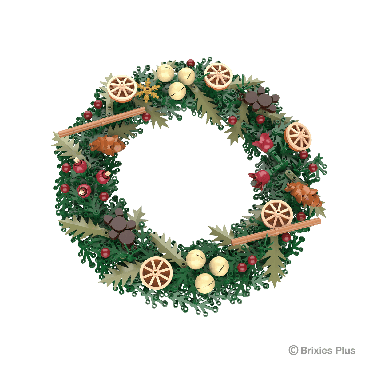 BRIXIES Plus Christmas wreath Advent wreath flower wreath