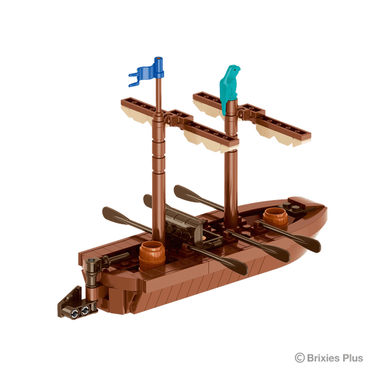 BRIXIES Plus Pirate Ship Small