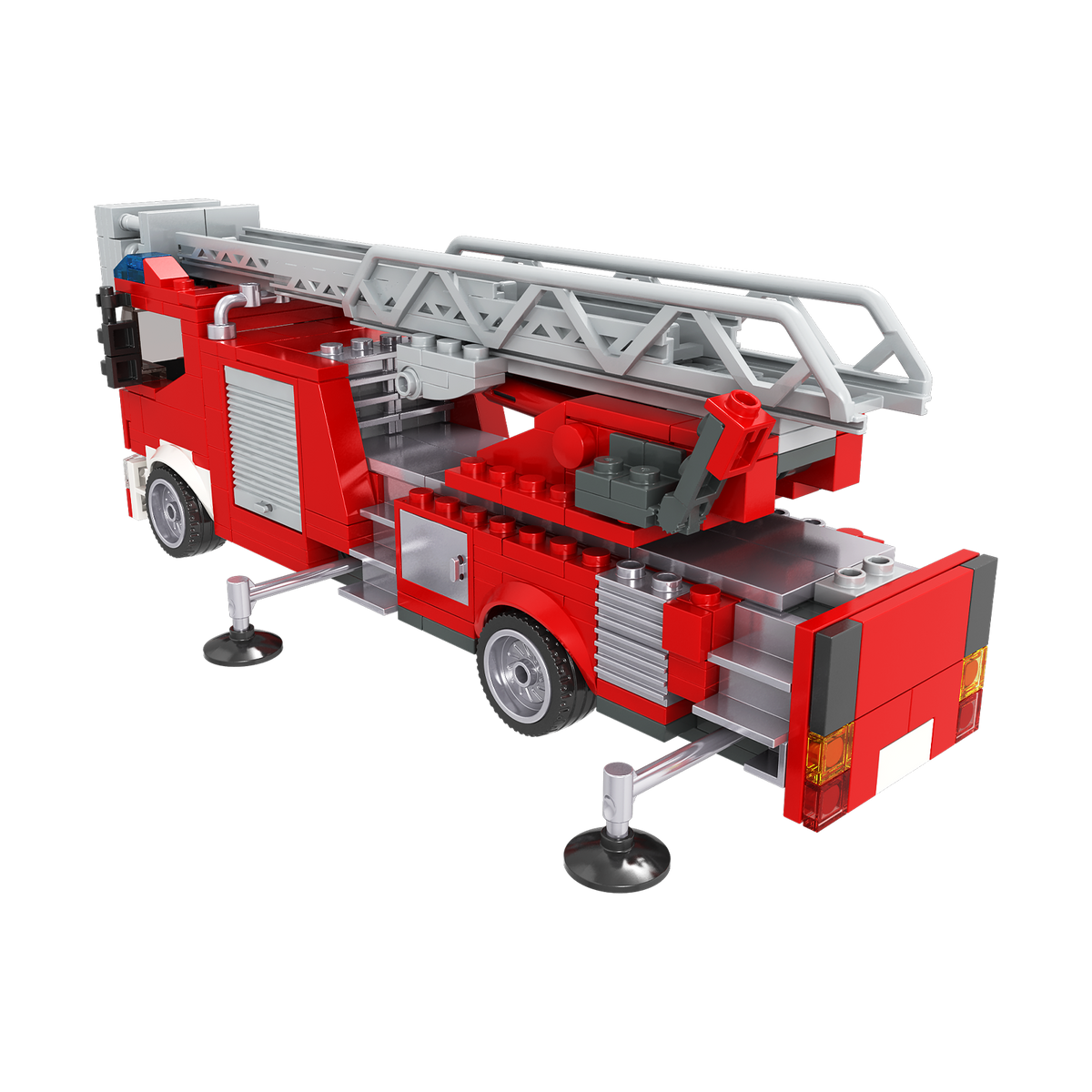 BRIXIES Plus Fire Department Turntable Ladder