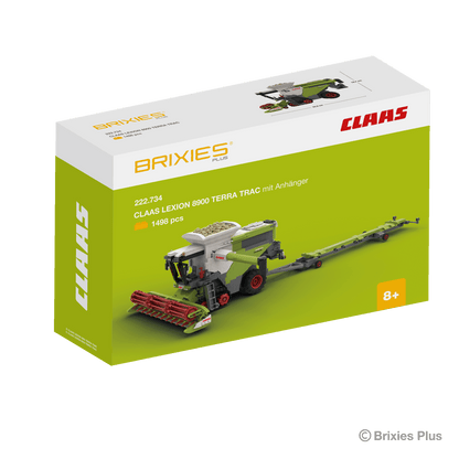 BRIXIES Plus CLAAS LEXION 8900 TERRA TRAC incl. Trailer