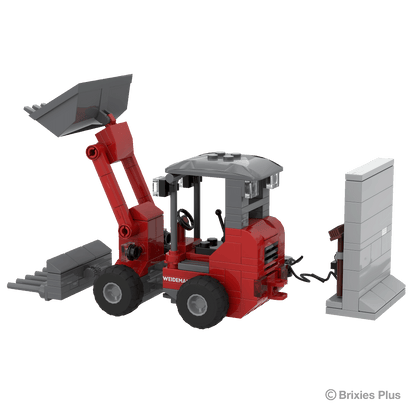 BRIXIES Plus Weidemann 1190e with wall bracket + bucket