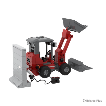 BRIXIES Plus Weidemann 1190e with wall bracket + bucket