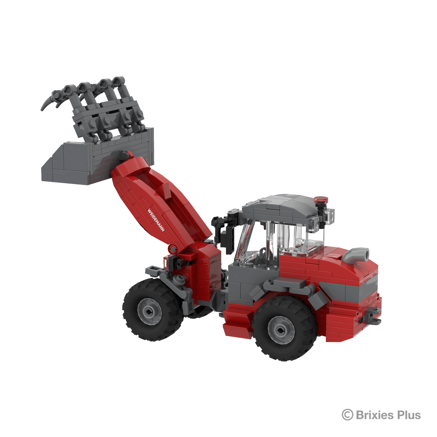 BRIXIES Plus Weidemann 3060 Grapple Bucket & Pallet Fork + Accessories