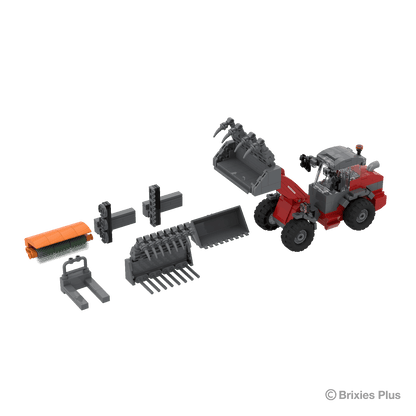 BRIXIES Plus Weidemann 3060 Grapple Bucket & Pallet Fork + Accessories