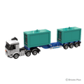 BRIXIES Plus Krone Boxliner eLTU70 with 2 containers