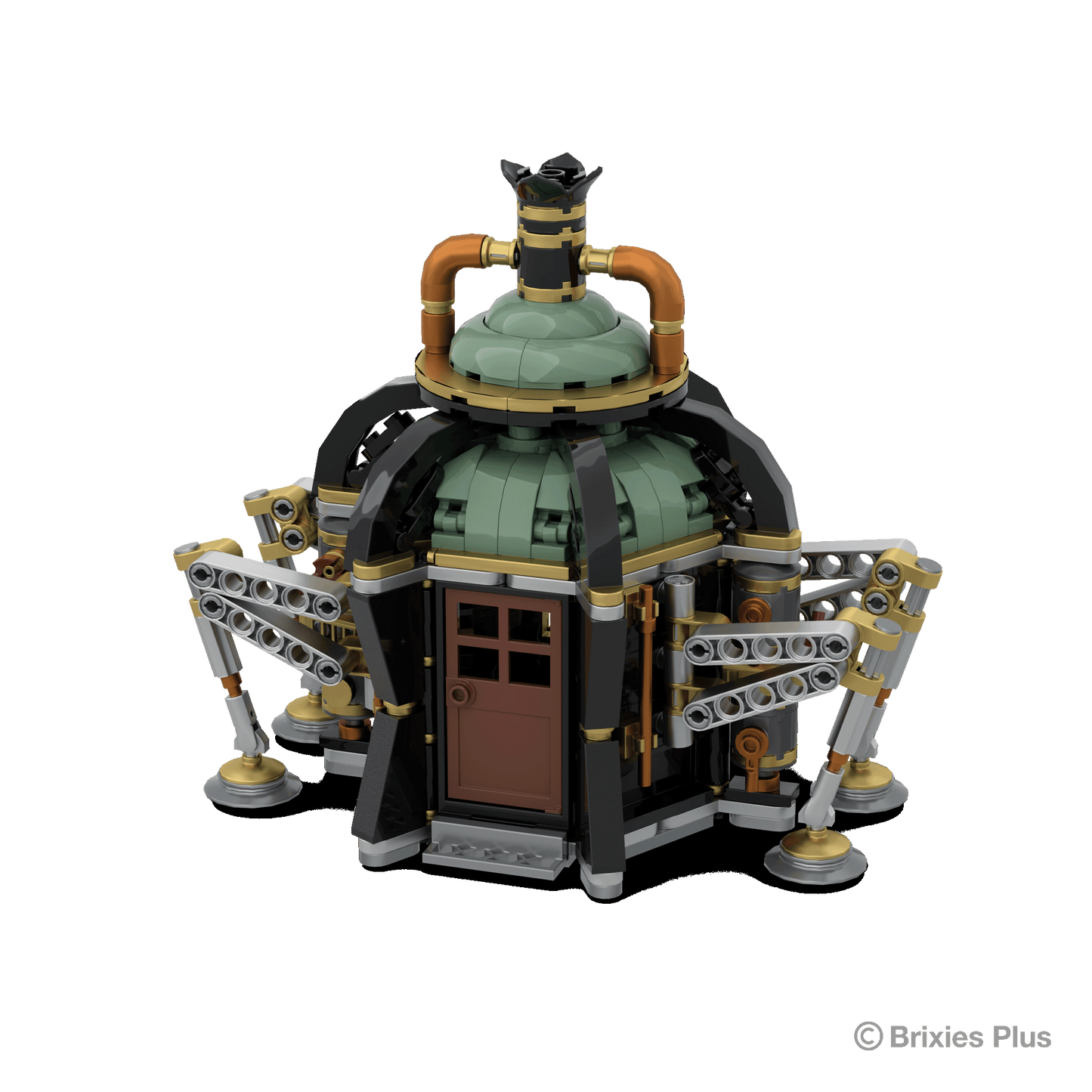 BRIXIES Plus Steampunk Walking Kiosk