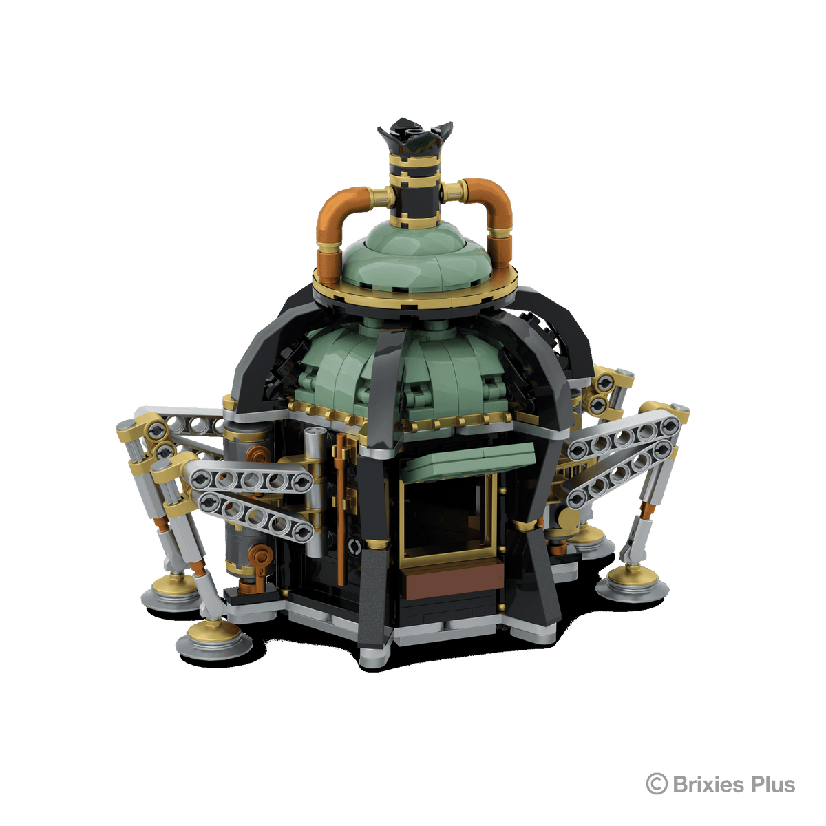 BRIXIES Plus Steampunk Walking Kiosk