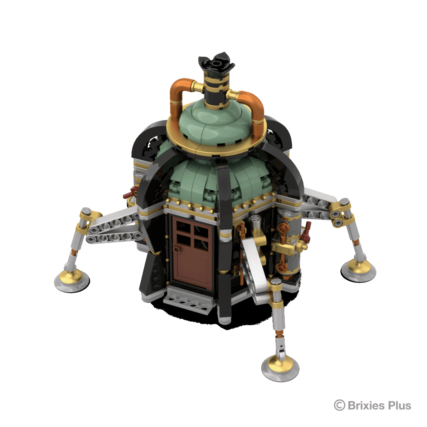BRIXIES Plus Steampunk Walking Kiosk