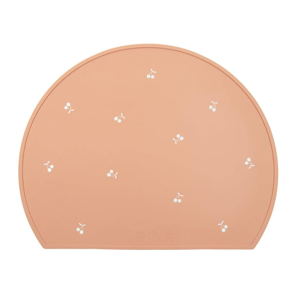 Silicone Placemat Set - Cherries & Peach