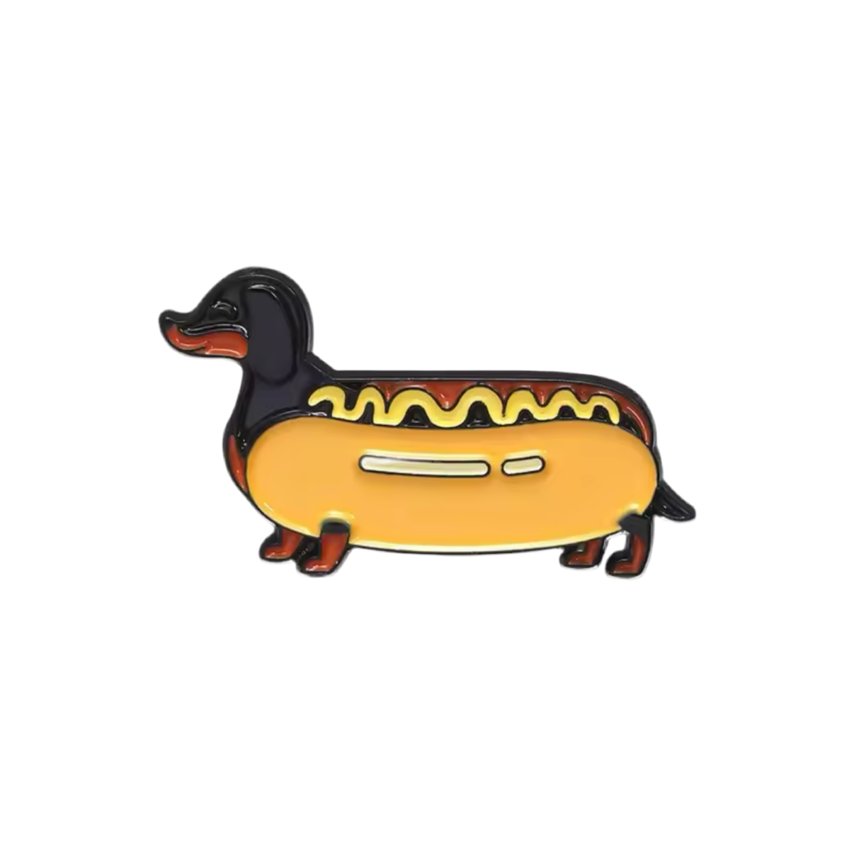 pins teckel hot dog