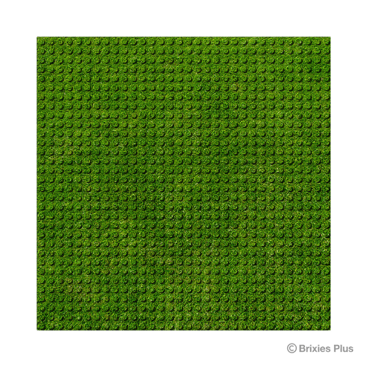 BRIXIES Plus Designer Baseplate Lawn 32 x 32 Studs