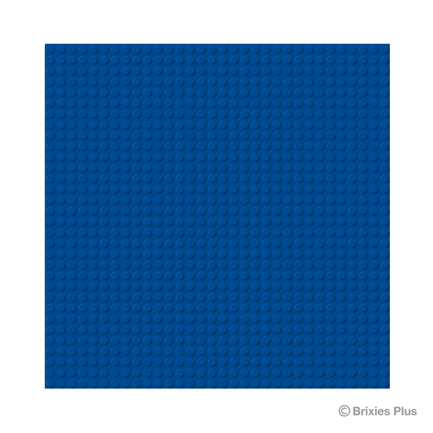 BRIXIES Plus Base Plate Blue 32 x 32 Studs