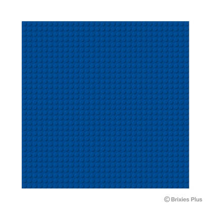 BRIXIES Plus Base Plate Blue 32 x 32 Studs