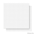 BRIXIES Plus Basis Platte Weiß 20 x 20 Noppen Doppelpack