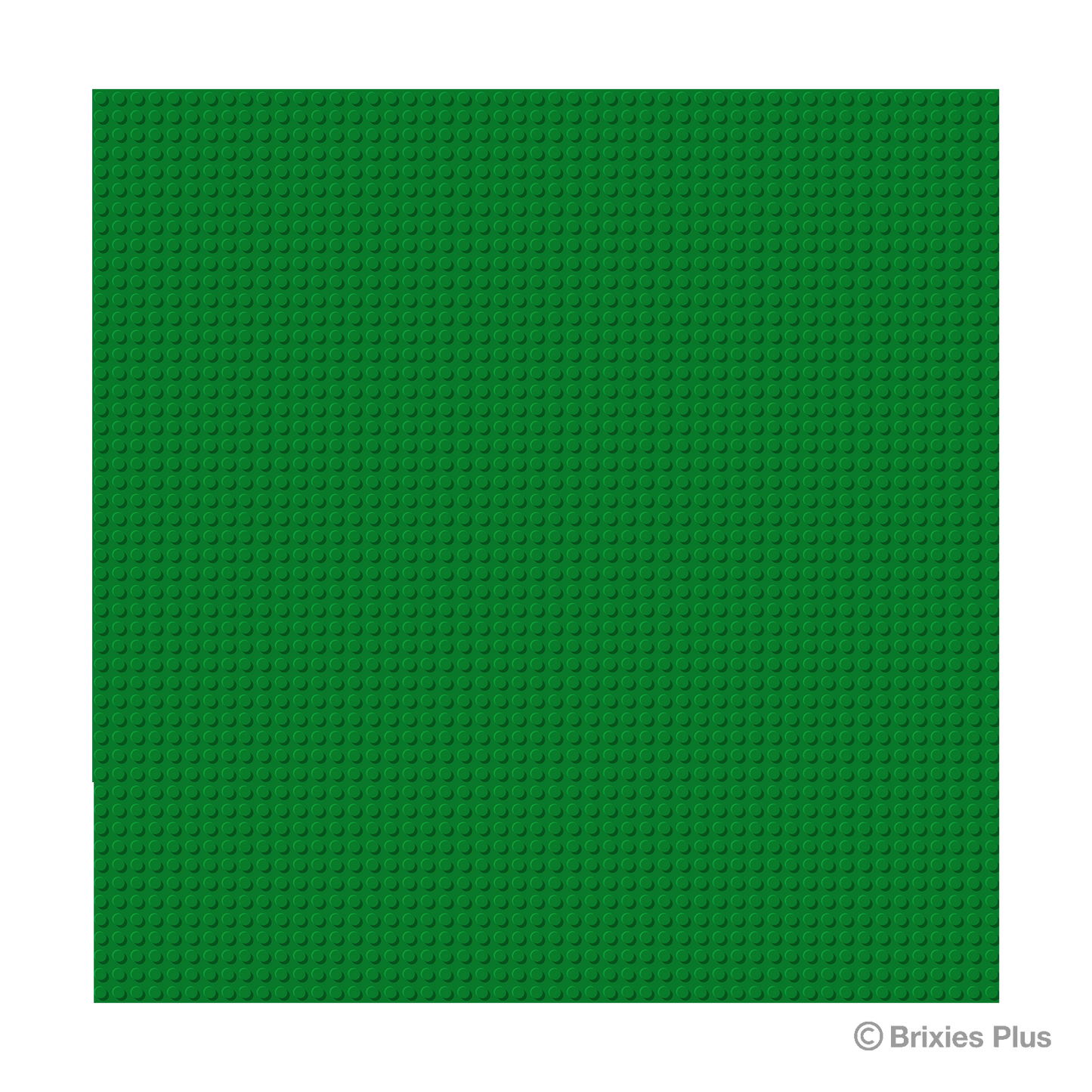 BRIXIES Plus Base Plate Green 50 x 50 Studs