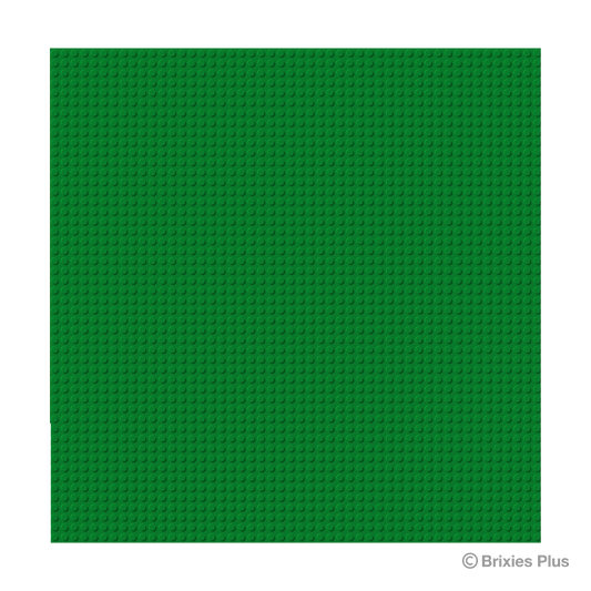 BRIXIES Plus Base Plate Green 50 x 50 Studs