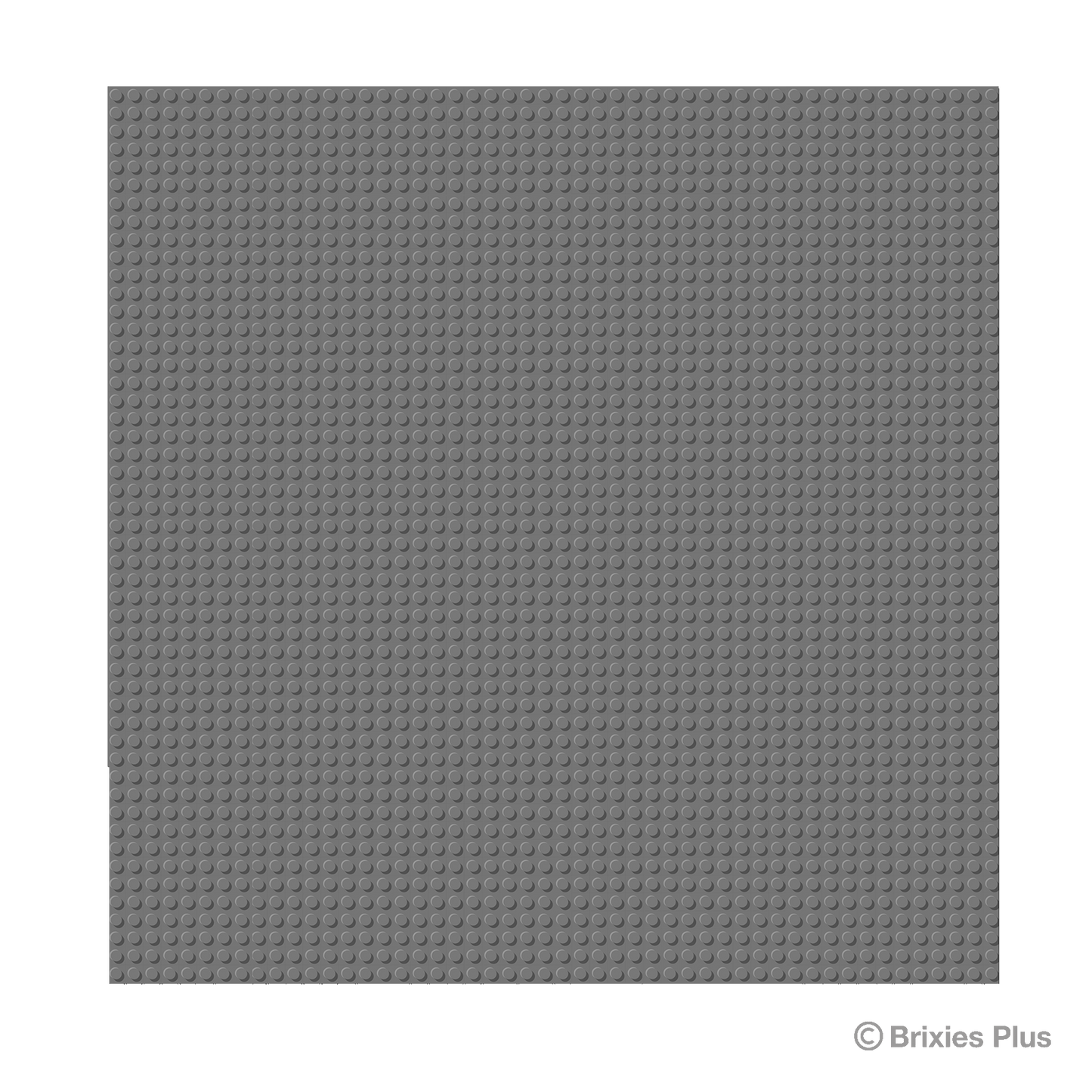 BRIXIES Plus Base Plate Grey 50 x 50 Studs