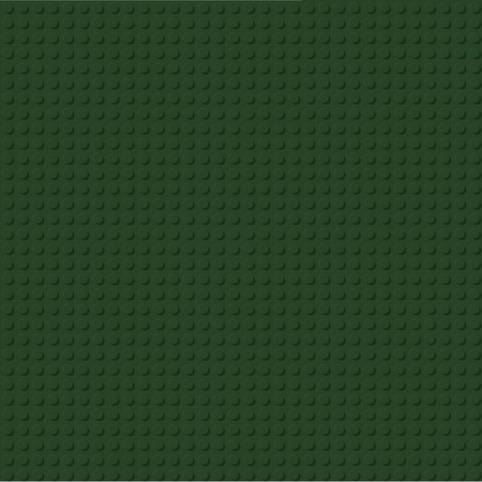 BRIXIES Plus Base Plate Dark Green 32 x 32 Studs