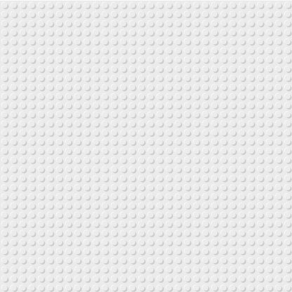 BRIXIES Plus Base Plate Transparent 32 x 32 Studs