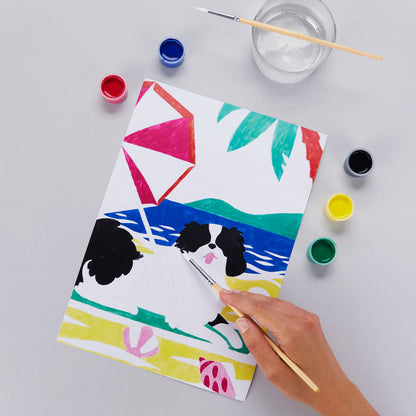 Kit de peinture au numéro L'Eté