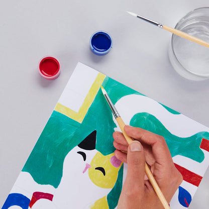 Kit de peinture au numéro L'Hiver
