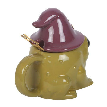 Mug en forme de crapaud magique pour Halloween avec cuillère