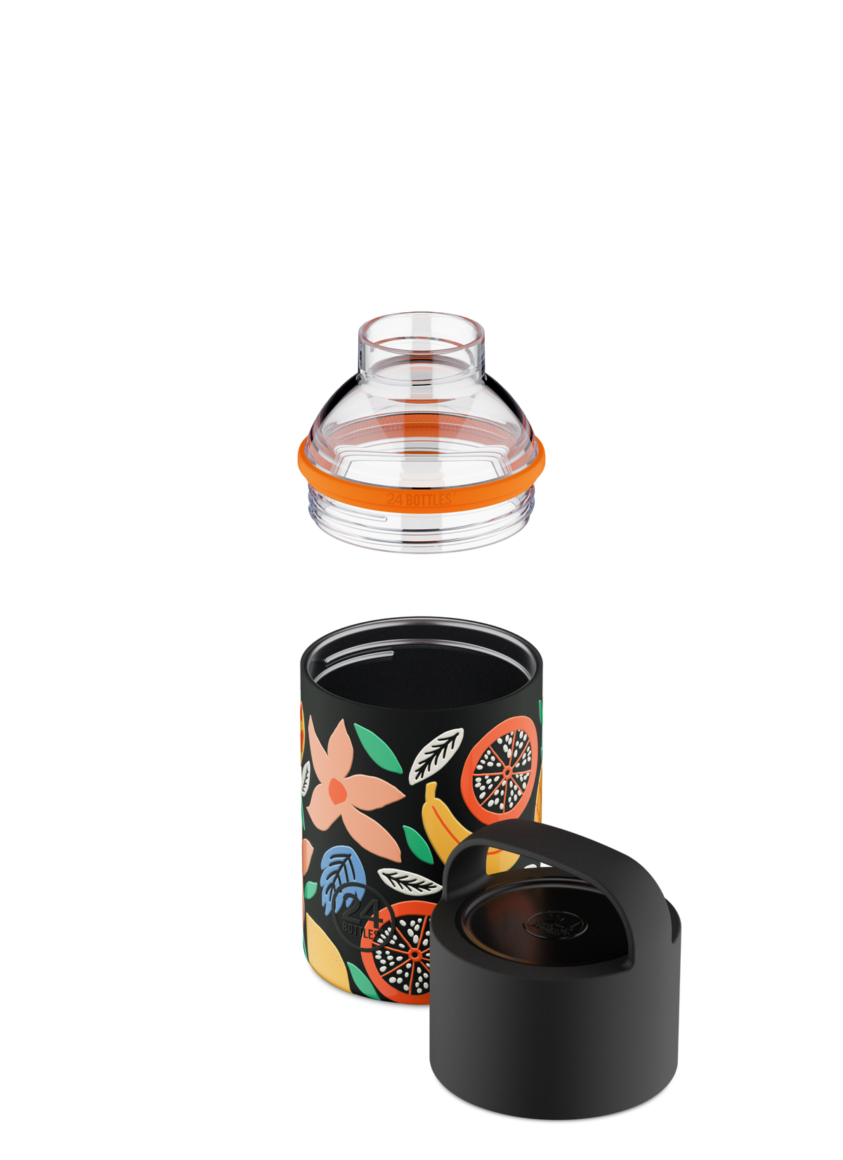 Bouteille sport "Spin Bottle" - Tropical Noir 480ml