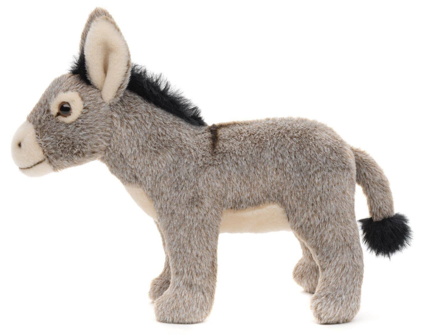 Standing donkey - 20 cm (height) - soft toy/plush