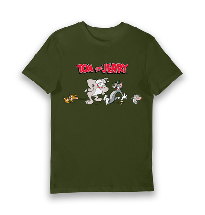 T-shirt adulte Tom et Jerry personnages