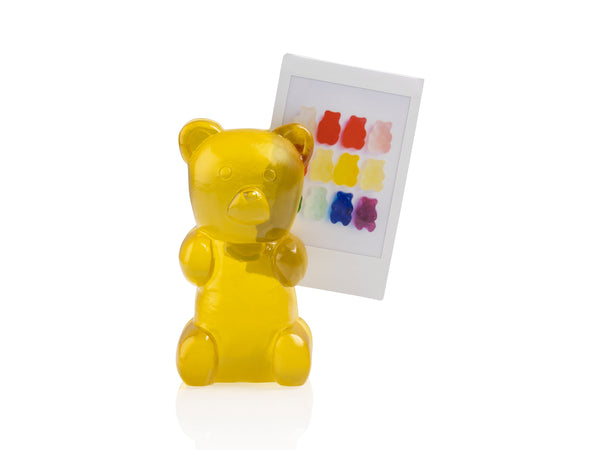 Candy Bear Magnetic Photo Holder Yellow